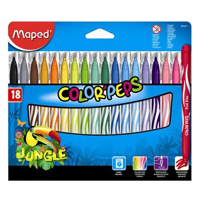 MAPED - Fixy "COLOR`PEPS JUNGLE", 18 ks