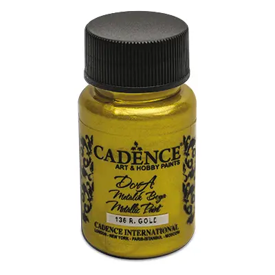 CADENCE - Barva akrylová Cadence D.Metalic, zlatá, 50 ml