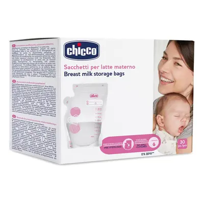 CHICCO - Sáčky na mateřské mléko 250 ml 30 ks