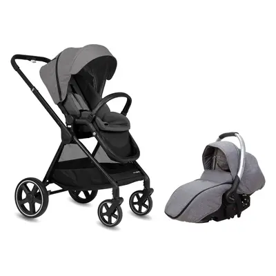 CASUALPLAY - Set sportovní kočárek Optim, autosedačka Sono 0+ 0-13 kg - artic grey