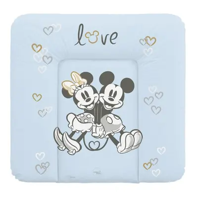 CEBA - Podložka přebalovací měkká na komodu 75x72 Disney Minnie & Mickey Blue