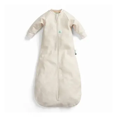 ERGOPOUCH - Pytel na spaní s rukávy organická bavlna Jersey Oatmeal Marle 3-12 m, 6-10 kg, 1 tog