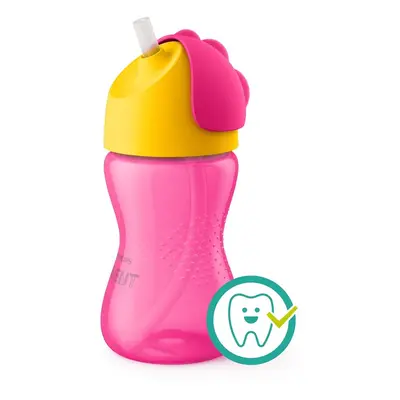 PHILIPS AVENT - Hrneček s ohebným brčkem 300 ml dívka