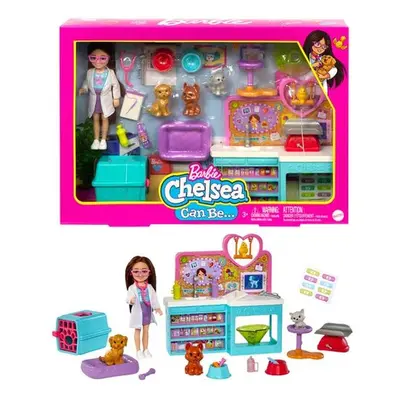 MATTEL - Barbie Chelsea Veterinářka Herní Set