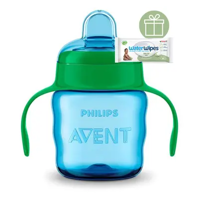 PHILIPS AVENT - Hrneček pro první doušky Classic 200 ml s držadly chlapec+WW Soapberry 60ks