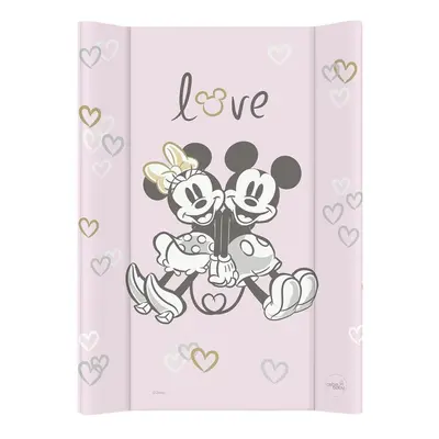 CEBA - Podložka přebalovací s pevnou deskou COMFORT 50x70 Disney Minnie & Mickey Pink