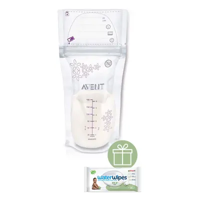 PHILIPS AVENT - Sáčky na mateřské mléko 180 ml, 25 ks+WW Soapberry 60ks