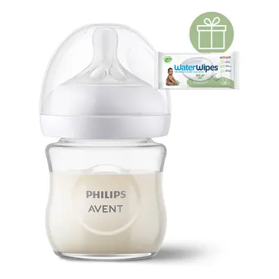 PHILIPS AVENT - Láhev Natural Response skleněná 120 ml, 0m++WW Soapberry 60ks