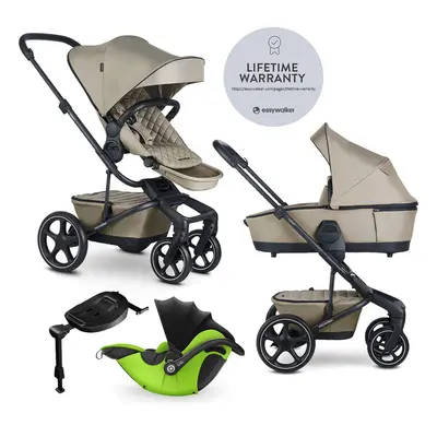 EASYWALKER - Kočárek kombinovaný Harvey? Premium 2v1 Pearl Taupe LITE RWS + KIDDY Evoluna i-size