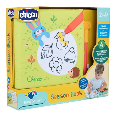 CHICCO - Knížka na opakování malování pomocí vody Seasons 24m+