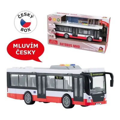 MADE - Autobus na setrvačník, mluví česky, hlásí zastávky, CZ design