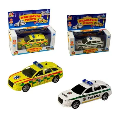 MADE - Policie, ambulance,SK 11cm, pullback