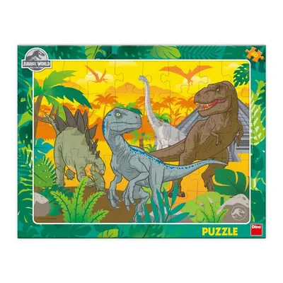 DINO - Jurský Svět 40 Deskové Puzzle