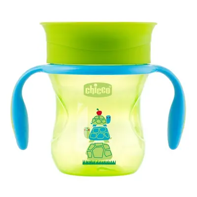 CHICCO - Hrneček Chicco 360 s držadly 200 ml, zelený 12m+