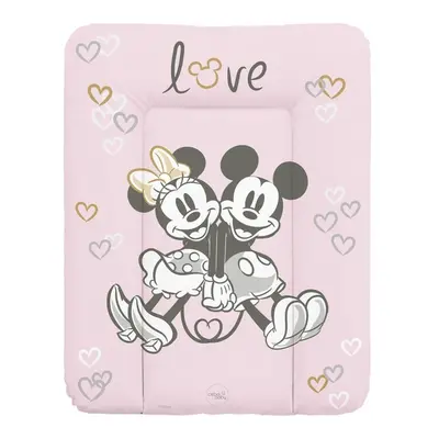 CEBA - Podložka přebalovací měkká na komodu 50x70 Disney Minnie & Mickey Pink