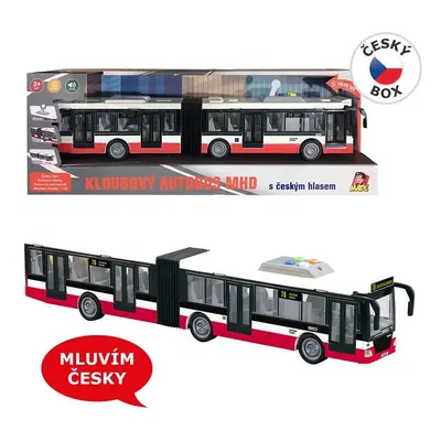 MADE - Autobus na setrvačník 44 cm, mluví česky, hlásí zastávky, CZ design