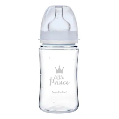 CANPOL BABIES - Láhev se širokým hrdlem Royal Baby 240 ml modrá