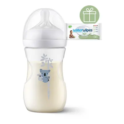 PHILIPS AVENT - Láhev Natural Response 260 ml, 1m+, koala+WW Soapberry 60ks