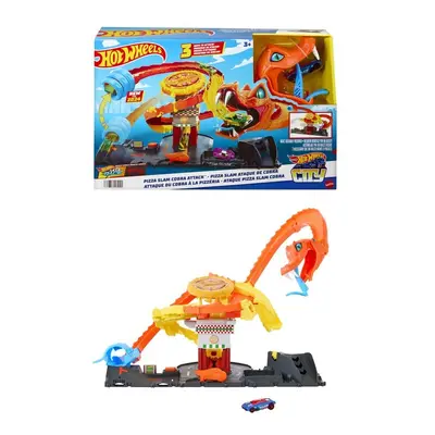 MATTEL - Hot Wheels City Hladová Kobra Útočí Na Pizzerku