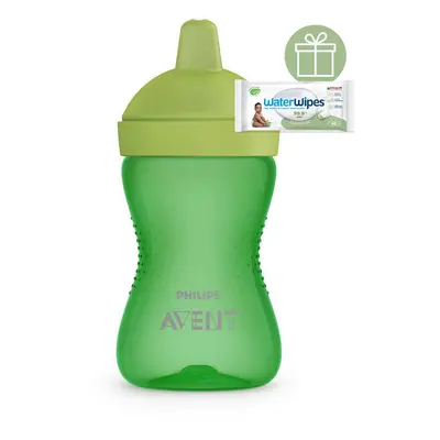 PHILIPS AVENT - Hrneček Grippy s tvrdou hubičkou 300 ml chlapec+WW Soapberry 60ks