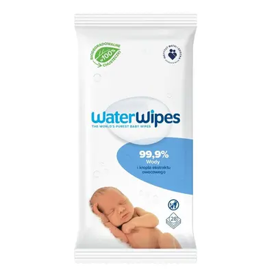 WATERWIPES - Vlhčené ubrousky bez obsahu plastů 28 ks