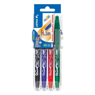 PILOT - Roller gumovací Frixion Ball 0,7 mm, Set2Go Basic sada 4 ks