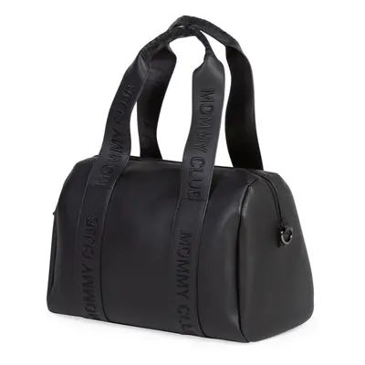 CHILDHOME - Přebalovací taška Mommy Club Signature Vegan Leather Black