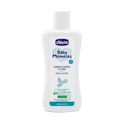 CHICCO - Mléko tělové Baby Moments 87 % přírodních složek 200 ml