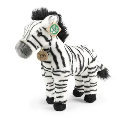 RAPPA - Plyšová zebra stojící 30 cm ECO-FRIENDLY