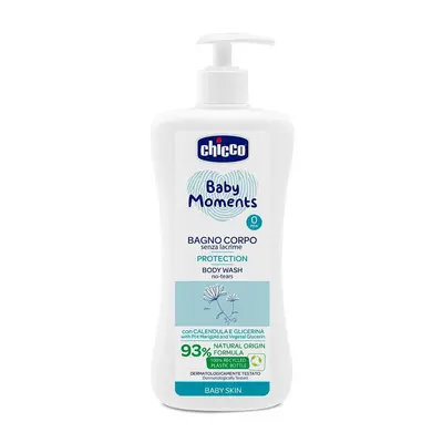 CHICCO - Šampon na tělo s dávkovačem Baby Moments Protection 93% přírodních složek 750 ml