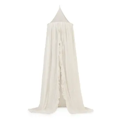 JOLLEIN - Nebesa nad postýlku Vintage 245cm Ruffle Ivory