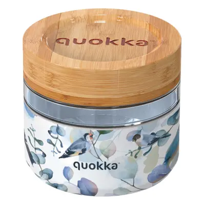 QUOKKA - Skleněná nádoba na jídlo Deli Blue Nature 500 ml