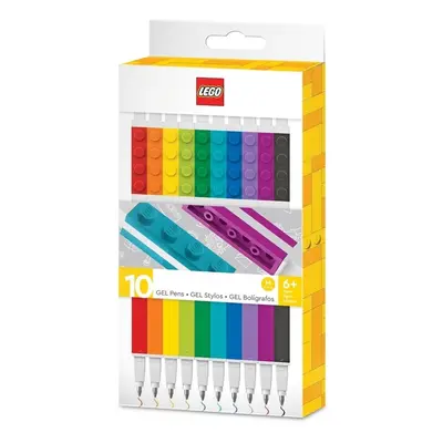 LEGO STATIONERY - Gelová Pera, mix barev - 10 ks