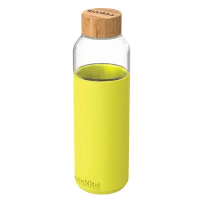 QUOKKA - Skleněná láhev Flow Neon Green 660 ml