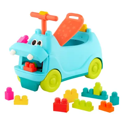 B-TOYS - Odrážedlo s kostkami Hippo LocBloc