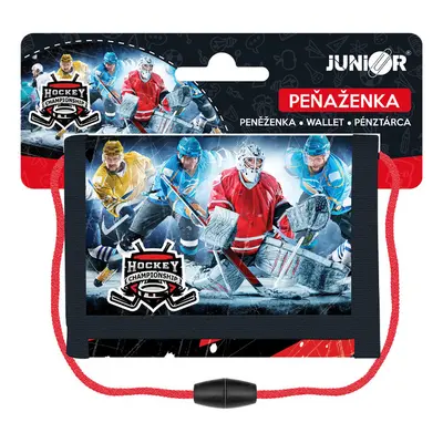 JUNIOR - Dětská textilní peněženka S7 - Hockey