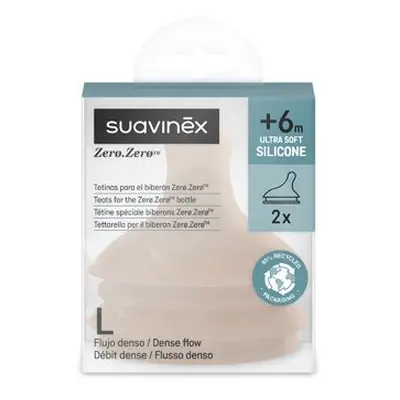 SUAVINEX - Zero Zero MEDIUM anti-koliková savička L 2 ks