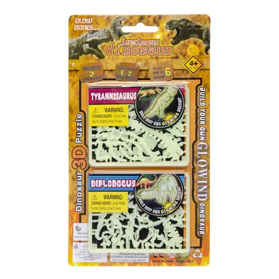 RAPPA - Dinosaurus 3D puzzle zářící ve tmě