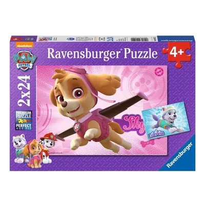 RAVENSBURGER - Tlapková Patrola; 2x24 dílků