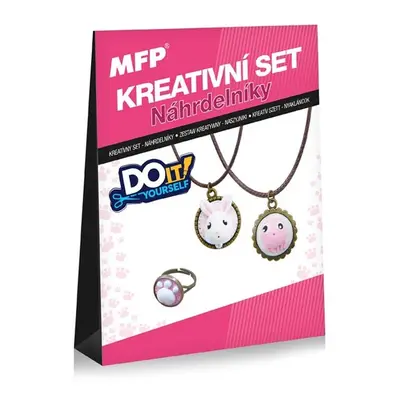 MFP - Kreativní set - náhrdelníky růžové