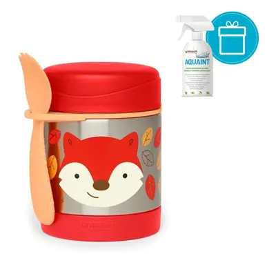 SKIP HOP - Zoo Termoska na jídlo se lžičko/vidličkou Liška 325 ml, 12 m+ + AQUAINT 500 ml