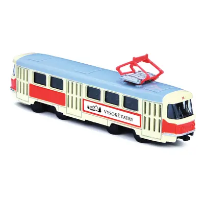 RAPPA - Kovová retro tramvaj 16 cm VYSOKÉ TATRY