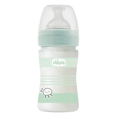 CHICCO - Láhev kojenecká sklo Well-being silikon 150ml uni