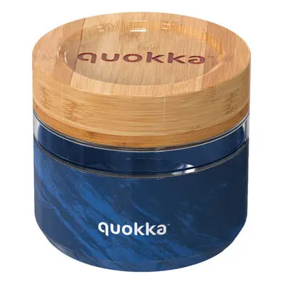 QUOKKA - Skleněná nádoba na jídlo Deli Wood Grain 500 ml