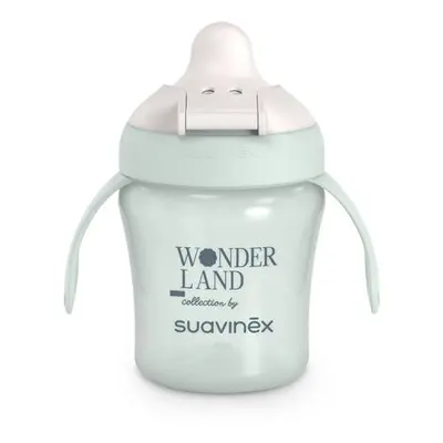 SUAVINEX - Nerozlievací hrnček Wonderland 200 ml - zelený