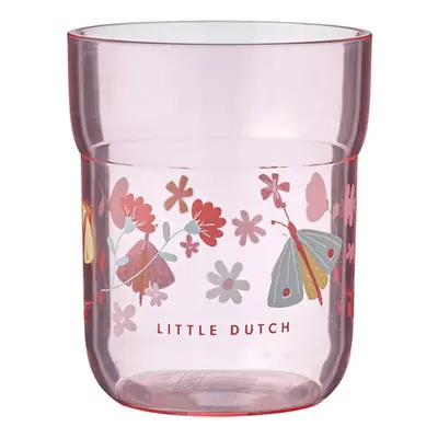 LITTLE DUTCH - Kelímek na pití 250 ml Květiny a motýly