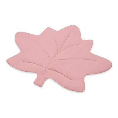 NEW BABY - Mušelínová hrací deka Maple Leaf pink