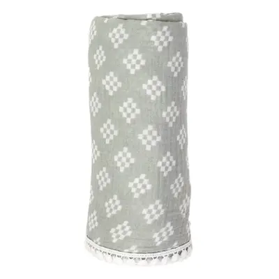 LODGER - Swaddler Tribe Muslin Silt Green