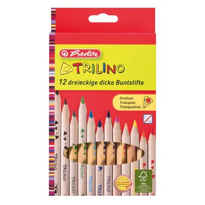 HERLITZ - Pastelky TRILINO Jumbo 12