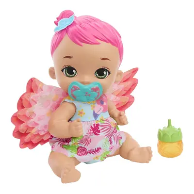 MATTEL - My Garden Baby Miminko - plameňák s růžovými vlasy